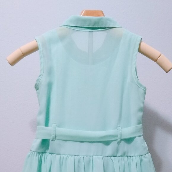 DOWNEAST GIRL BELTED DRESS SIZE 5 - Picture 7 of 13